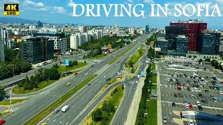 Driving in Sofia (София), Bulgaria - 4K UHD - Driving Tour - Explore Sofia