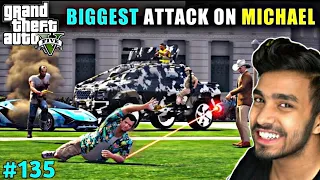 Biggest attack on Michael #135| techno gamerz gta5 135 | #trending #viralvideo #gta5 #technoshortz