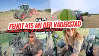 FarmVLOG#979 - Fendt 415 am Drillen mit der Väderstad 400f