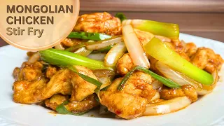 The SECRET behind Soft and Juicy MONGOLIAN CHICKEN Stir Fry | EASY Recipe