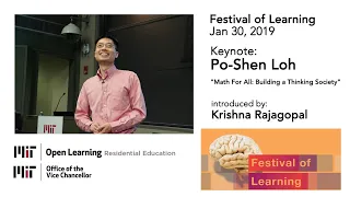 Festival of Learning 2019  Po-Shen Loh