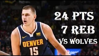 Nikola Jokic 24 Pts 7 Reb Minnesota Timberwolves vs Denver Nuggets HIGHLIGHTS