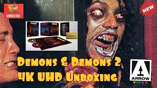 Unboxing Demons & Demons 2 4K UHD Limited Edition Boxset From Arrow Video! Physical Media Heaven