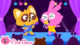 Little Raccoon and Pink Rabbit + Tick Tock Song｜Nursery Rhymes, 2022 New Songs For Kids