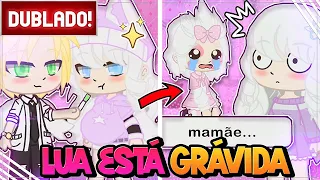 [ DUBLADO ] A LUA ESTA GRÁVIDA E 24 HORAS CRIANÇAS | MINI FILME GACHA CLUB