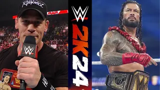 FULL MATCH: Roman Reigns vs. John Cena: WWE No Mercy 2017 wwe 2k24 4