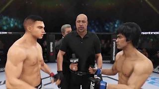 Cristiano Ronaldo vs. Bruce Lee (EA sports UFC 3) - CPU vs. CPU - Crazy UFC 👊🤪