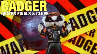 The Masked Singer Badger: Quarter Finals, Clues, Performance & Guesses (Episode 6)