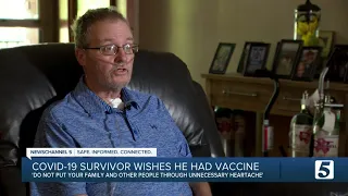 COVID-19 survivor regrets not being vaccinated