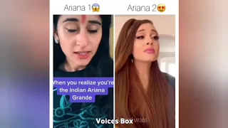 talented singer sings like Ariana Grande ❤😍