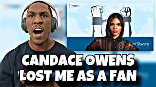 Candace Owens Tells BLACK PEOPLE That WHITE PEOPLE Didn't Invent Slavery They Ended It | REACTION*