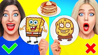 Творческий челлендж с блинчиками! Pancake Art Challenge от Multi DO Fun Challenge