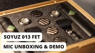 SOYUZ MICROPHONE UNBOXING AND DEMO (mic comparison with Neumann and Beyerdynamic)