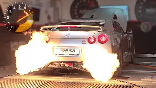 800HP Nissan GT-R FLAMETHROWER on the DYNO by VA.MA | Feat Garret G25-660 Turbos & Forged Internals🔥