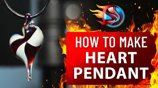 GLASSBLOWING | LAMPWORKING  | Fusing Shop How to make a Heart Pendant