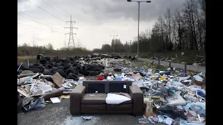 Shocking Google Earth pics show fly-tipping dumping ground piled high with sofas, fridges and bathtu
