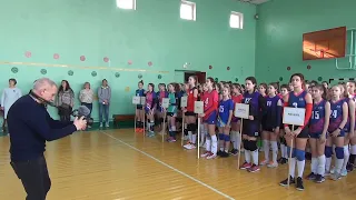 Открытие турнира по волейболу среди девушек 2009- 10 г Орёл.