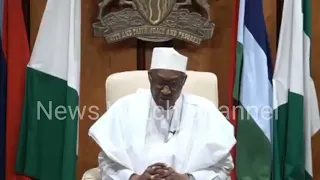 Watch Video: President Buhari Sends Video Broadcast To Zamfara People, As Bad Weather Aborts Visit