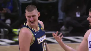 Nikola Jokic Twerking made Referee Laughing Before Tip-Off 🤣 #NBA