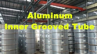aluminum  inner grooved tube LWC  groove pipe aluminium tube AL heat exchanger