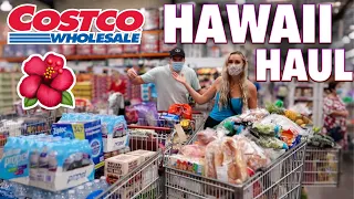 🤯 MASSIVE COSTCO HAUL! SHOPPING AT COSTCO IN HAWAII FOR HUGE PARTY HAUL SNACKS! HAWAIIAN COSTCO HAUL