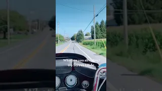 Harley Davidson Street Glide through Central Pennsylvania