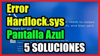 Error Hardlock.sys Pantalla Azul en Windows 11/10/8 I 5 Soluciones 2023