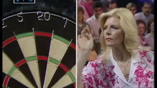 Maureen Flowers scores 310 - Bullseye Charity Throw (Bronze Bully) 1987