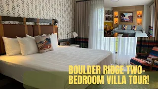 Boulder Ridge Two-Bedroom Villa Tour | Disney's Wilderness Lodge | August 2023
