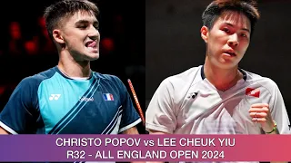 Christo Popov vs Lee Cheuk Yiu | Badminton All England Open 2024