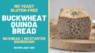 No Yeast Gluten-Free Bread with Buckwheat and Quinoa [Sourdough]