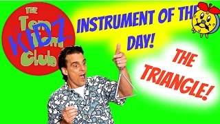 Music Instrument Sounds For Kids | Learn to play the Triangle!