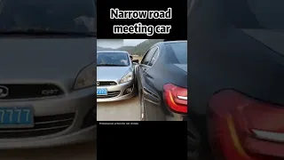 Epic narrow road meeting!#car #shorts #driving #tips #tutorial