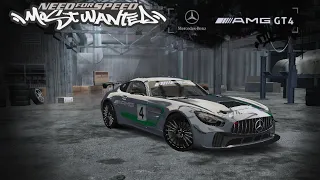 NFS MW Mercedes Benz 2019 AMG GT4 Car mods