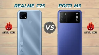 Realme C25 Vs Poco M3