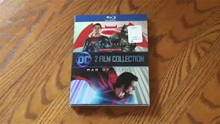 Batman Vs Superman: Dawn of Justice/Man of Steel (Blu-ray) 2 Flim Collection Unboxing