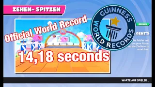 Official World Record in Fall Guys Zehenspitzen! 14,18 seconds!