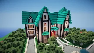 Стартовый дом С НУЛЯ в МАЙНКРАФТ! 2 ЭТАЖА! - Minecraft КАК ПОСТРОИТЬ КРАСИВЫЙ ДОМ?