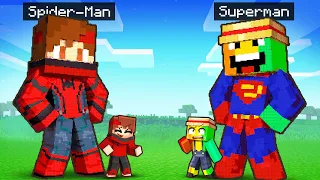 Construire DES STATUES GÉANTES en SUPER-HEROS sur Minecraft !