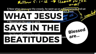 The Beatitudes - Matthew 5:1-12 | Scripture Studies