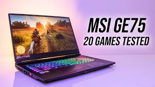 RTX 2080 Super 150W Is Crazy! MSI GE75 Game Benchmarks