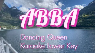 Dancing Queen by ABBA KARAOKE LOWER KEY