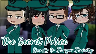 The Secret Police Reacts to Forger Family|| Spy×family// Loid x Yor// Yuri reacts/ Gacha version