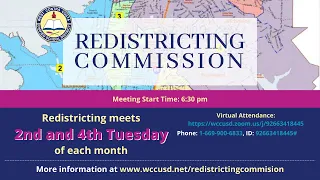 WCCUSD Independent Redistricting Committee Meeting December 14, 2021