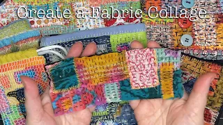 How to Create a Fabric Collage for Slow Stitching a Beginners Guide