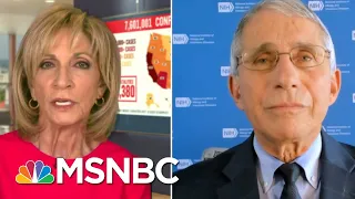 Dr. Fauci: 'No Doubt' Coronavirus Far More Serious Than Seasonal Flu | Andrea Mitchell | MSNBC