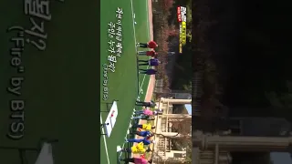 Lee Kwang Soo dancing to BTS  on Running man