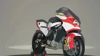 Miniatur/Diecast Skala 1:12 MotoGP, Ducati Desmosedici GP7 2007, Alex Barros