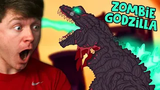 Reacting to ZOMBIE GODZILLA! (Godzilla Fusion)