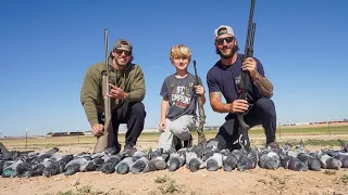 Took My Son Pigeon Hunting in Texas and He Loved it!!